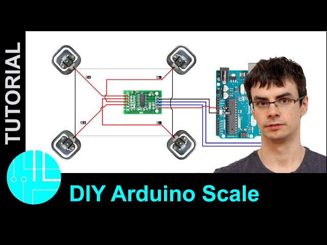 Arduino Scale with HX711 and 50kg Bathroom Scale Load Cells | Step by Step Guide.