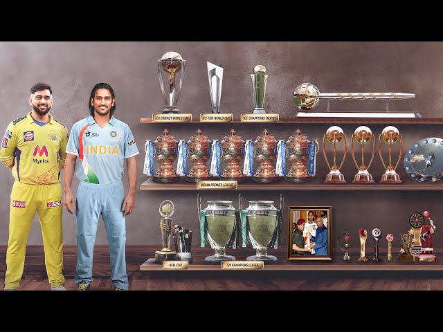 List of Ms Dhoni's Career All Trophies and Awards (2004-2024)