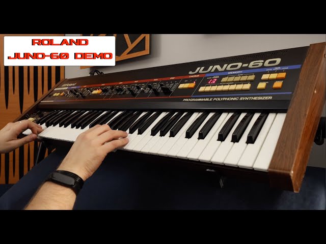 Roland Juno-60 Demo | No Talking |