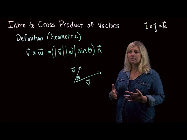 Intro to Cross Products - Geometric Definition and Interpretation