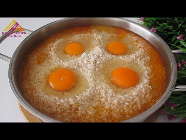 Have you ever cooked rice like this? Easy and incredibly delicious egg pilaf recipe
