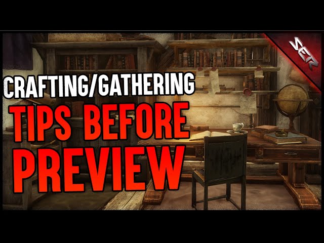 Amazon's ⛽NEW WORLD MMO CRAFTING|GATHERING TIPS For The 2020 PREVIEW EVENT (Beginners Guide)
