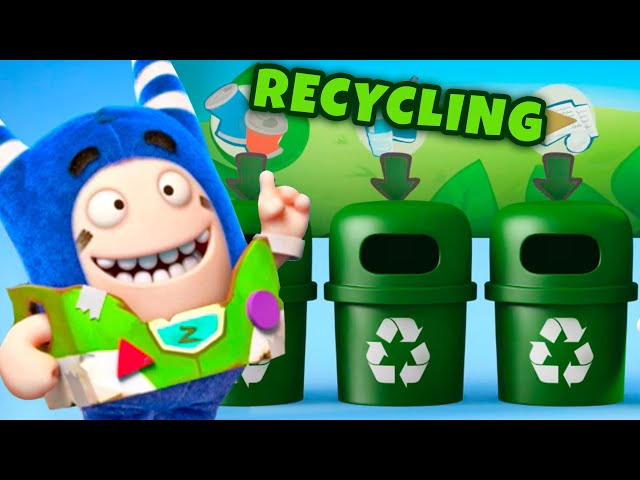 Oddbods Recycle & Make Fun Things! | Funny Cartoon