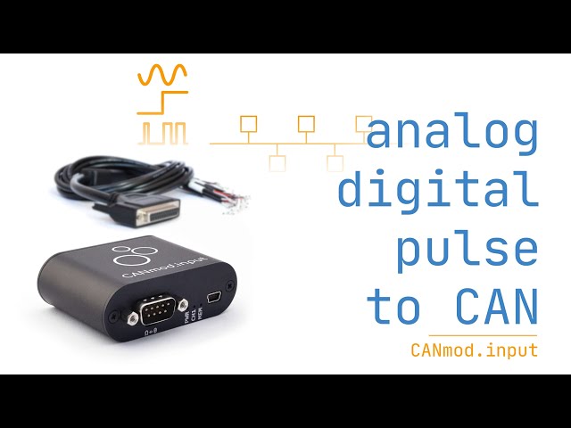 Analog/Digital/Pulse to CAN Bus Converter (8x) | CANmod.input