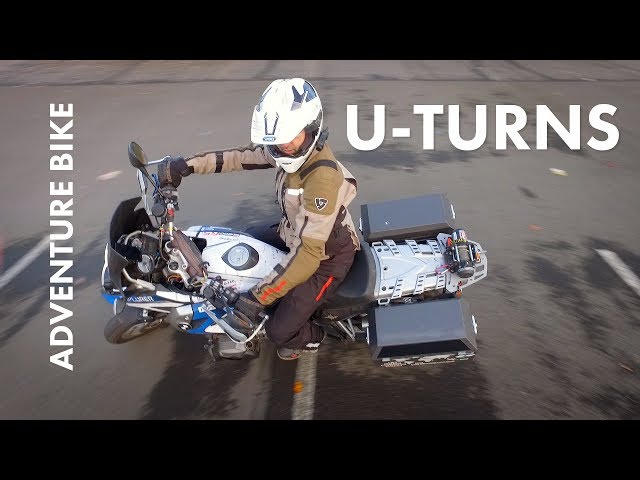 How To U-Turn on Adventure Motorcycles / Works with Street Bikes Too