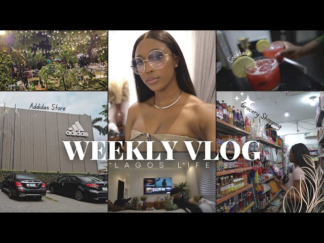 Lagos Weekly Vlog: Building My Team, Shop With Me, Movie Date, Making Cocktails, Bonding With Family