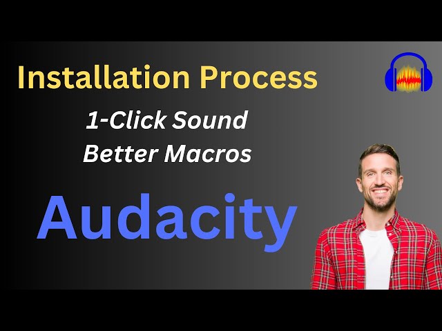 How to install 1 click sound better macros Audacity