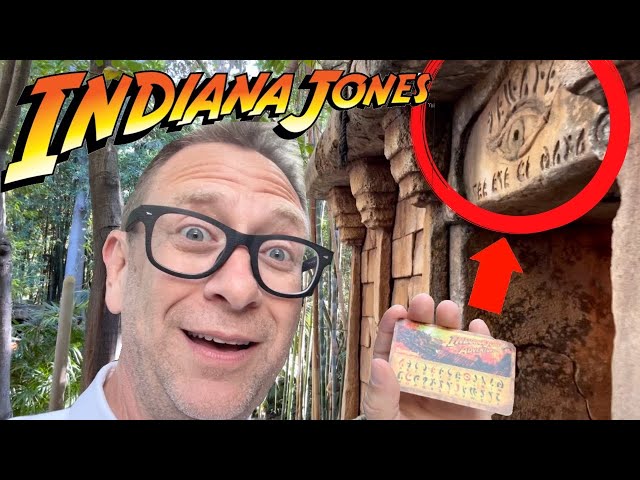 Decoding Indiana Jones at Disneyland ALL SECRET MESSAGES REVEALED
