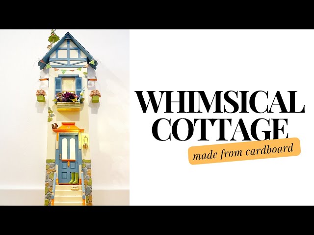 🧚 DIY Fairy House | How You Can Turn Any Type Of Cardboard Into A Magical Cottage