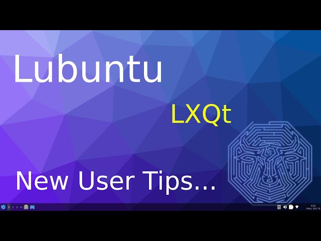 Lubuntu LXQt desktop tips for new users