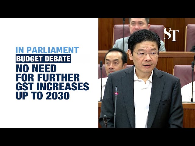 No need for further GST increases up to 2030: DPM Wong