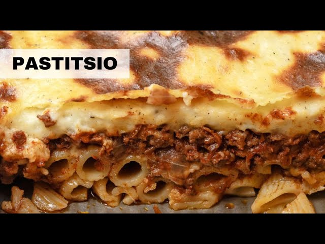 Greek Pastitsio Recipe (Greek Lasagna Recipe!)