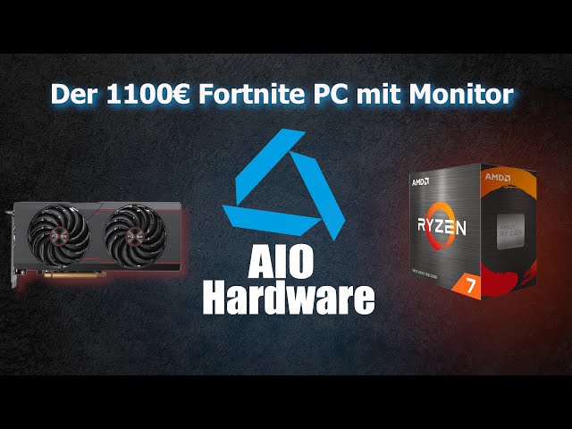 Der 1100€ Fortnite WQHD PC mit Monitor!