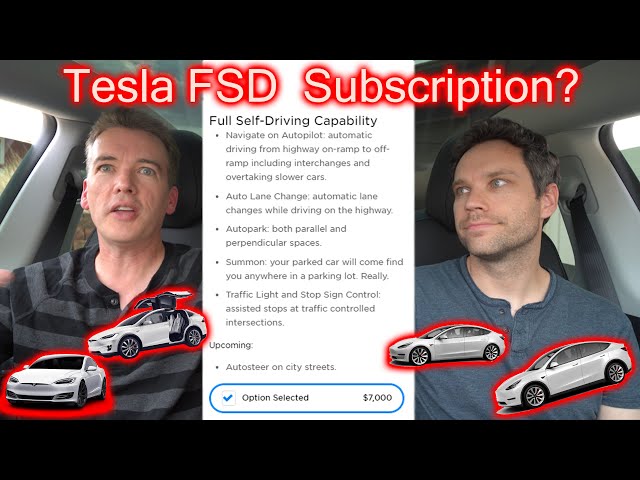 Tesla FSD Subscription. How Much Will it Cost?