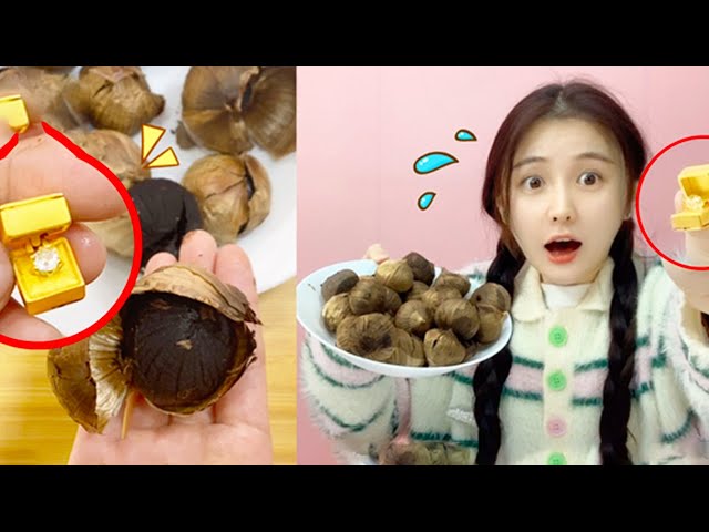Fun Treasure Hunt! There Is Gold Hidden In Black Garlic, Find One And You Will Be Rich!