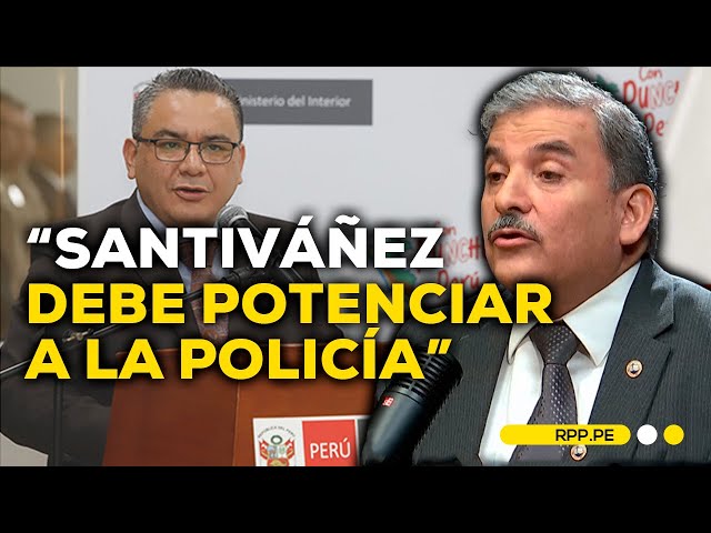 Cluber Aliaga analiza la gestión del ministro del Interior, Juan José Santivañez