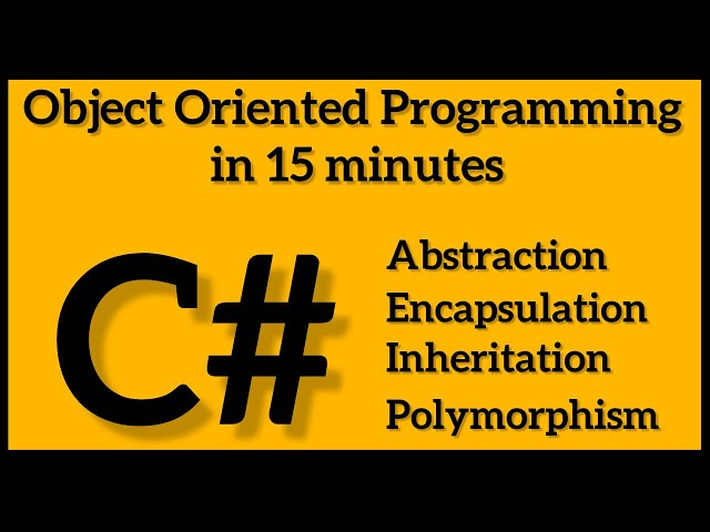 C# OOPS | Object Oriented Concepts | Object Oriented Programming | OOPS Concepts C#