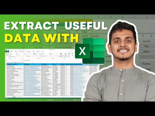 How to extract Data from Excel: Scrap data in Just Minutes | Be10x