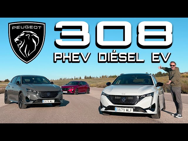 Which Peugeot 308 to choose: Diesel, Electric or Plug-in Hybrid? Low consumption war