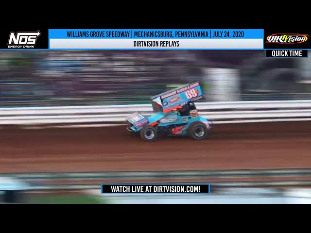 DIRTVISION REPLAYS | Williams Grove Speedway July 24, 2020