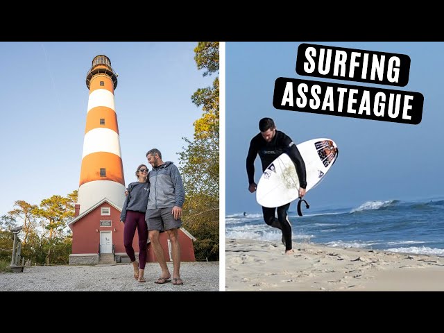 SURFING in Assateague Island and Making Our Way to VIRGINIA | East Coast Road Trip | VanLife Ep - 12