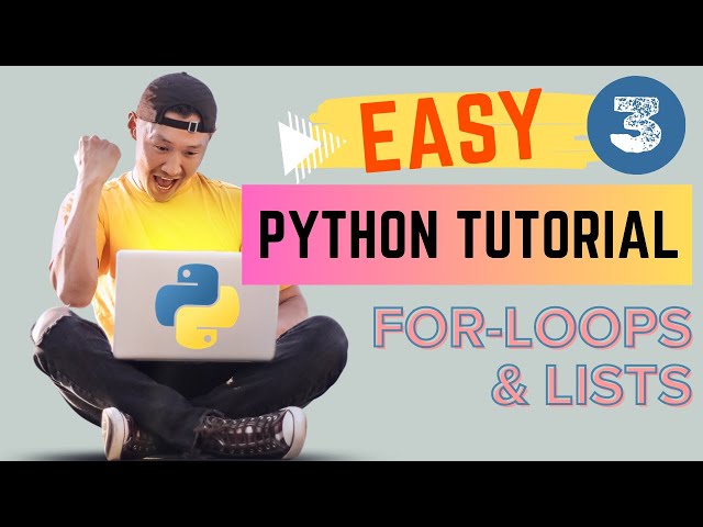 Python for Data Science (BEGINNERS!) Pt. 3: For-Loops & Lists (Jupyter Tutorial)