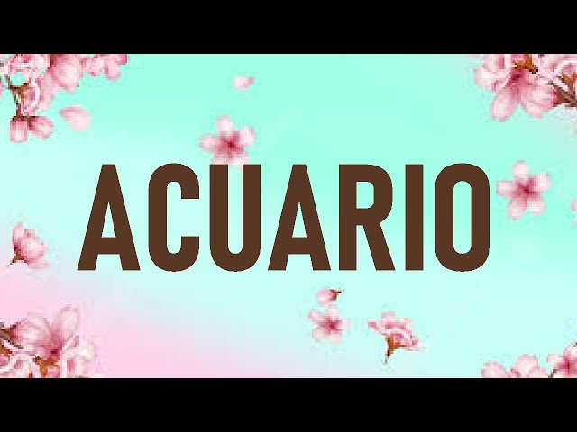 ACUARIO😢HAY FRIALDAD PERO HAY AMOR, RECONCILIACION😍 ALGUIEN VIVE UN CAOS😫 NECESITAS MOVERTE #acuario