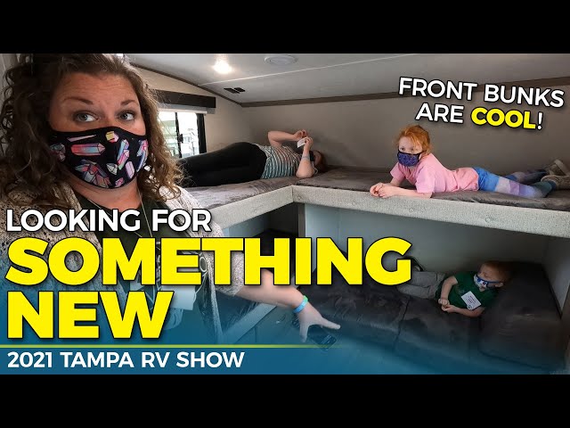 Tour an Alliance 390MP and 2 VERY Unique Bunkhouse RVs! - 2021 Tampa RV Show