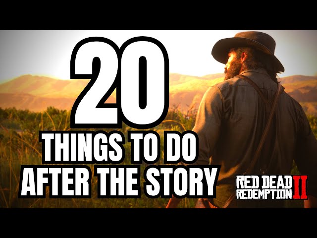 20 THINGS TO DO AFTER COMPLETING THE STORY | RDR2