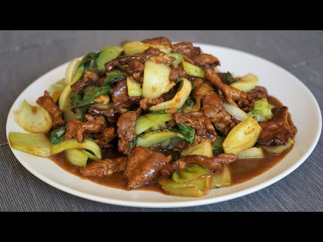 Stir-fried Beef and Bok Choy: It’s quick and easy to prepare and it guarantees a good meal