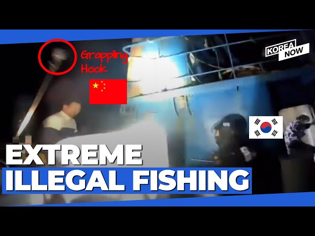 Coast Guard seizes armed Illegal chinese fishing boats