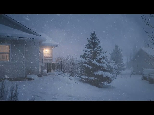 Blizzard Melody | Serene Snowstorm Sounds for Inner Calm and Peaceful Sleep
