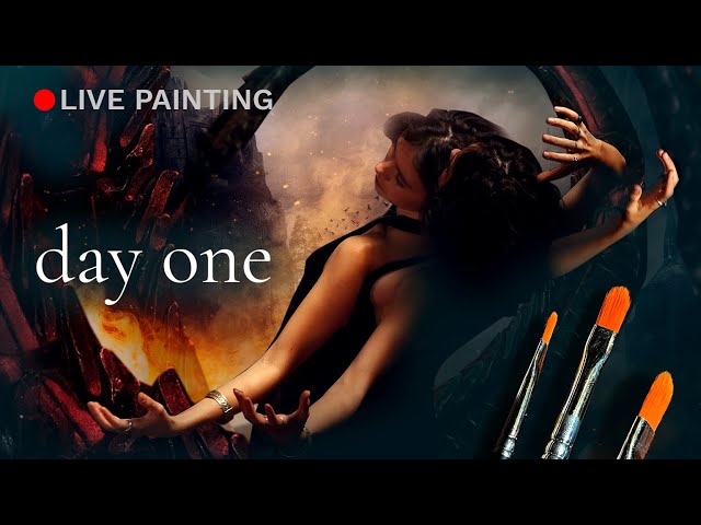🎨 Live Imaginative Realism Oil Painting | S2E1
