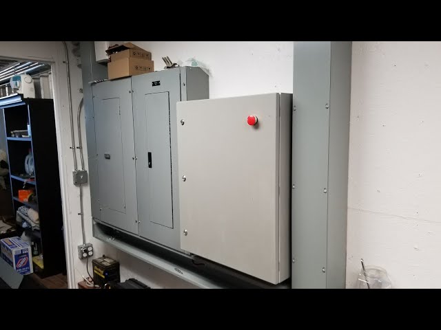 Off Grid Power Room Rebuild PT 10 - Industrial Control Panel