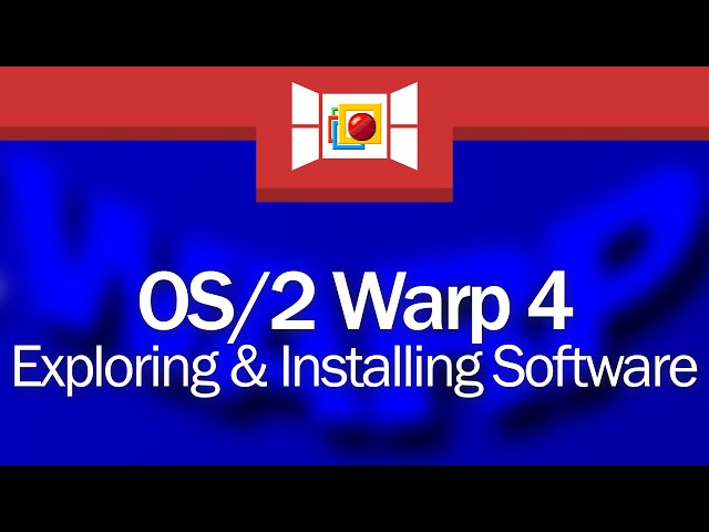 OS/2 Warp 4 Exploration & Installing Software!