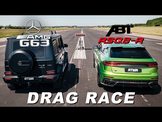 900PS Mercedes-AMG G63 vs. ABT RSQ8-R | DRAG RACE | Daniel Abt