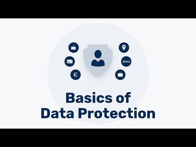 GDPR Data protection basics - The difference between data protection and information security