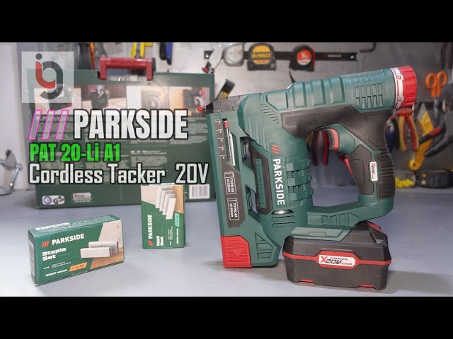 PARKSIDE®  Cordless Tacker  20V / PAT 20-Li A1