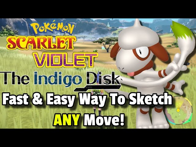 SUPER FAST & EASY WAY To Sketch ANY MOVE With SMEARGLE! Pokemon Scarlet/Violet Indigo Disc