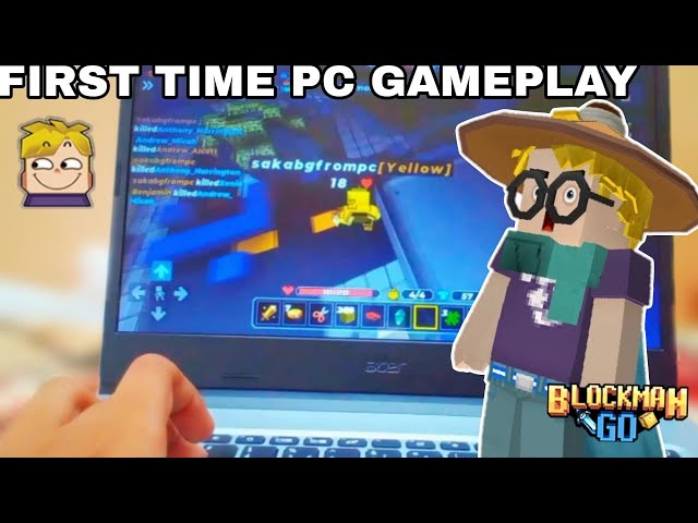 Playing on PC for first time... BLOCKMAN GO!!!#bedwars#blockmango