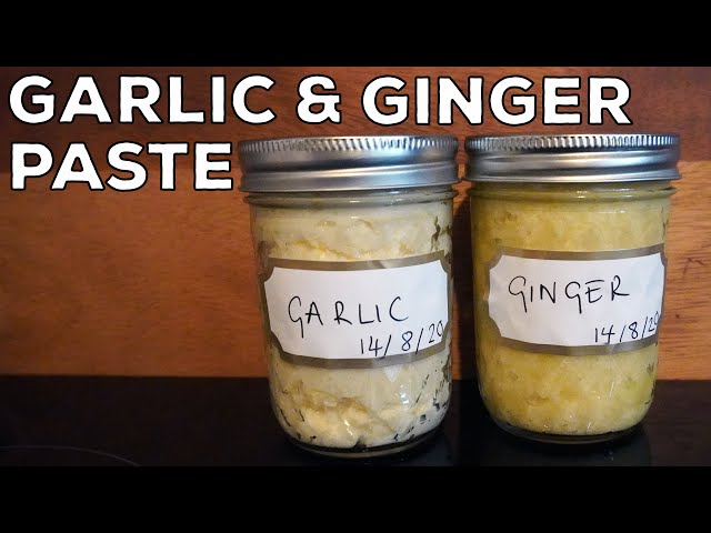 How to Make Garlic & Ginger Paste At Home | DIY | Fresh
