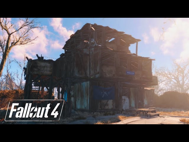 Fallout 4 Lets Build - Sercurity Office & Jail (Sanctuary)