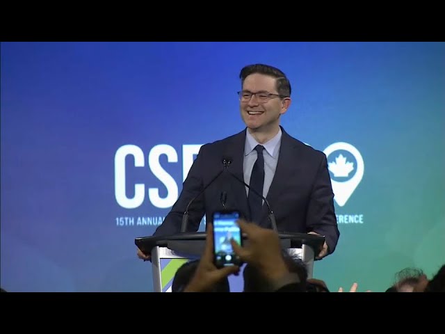 Conservative Leader Pierre Poilievre addresses Canada Strong and Free Networking Conference