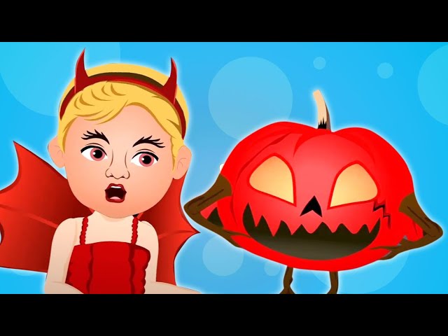 Halloween Town Song, Trick & Treat Fun Cartoon Video for Toddler