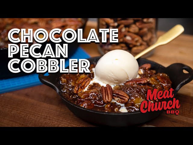 Chocolate Pecan Cobbler - Best Summer BBQ Dessert!