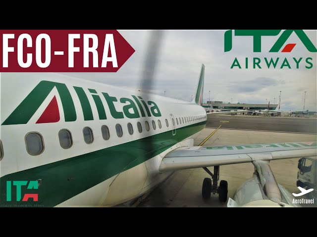 ITA AIRWAYS TRIPREPORT | ROME - FRANKFURT | AIRBUS A319 | BRAND NEW AIRLINE 10/21 | ULTRA HD 4K