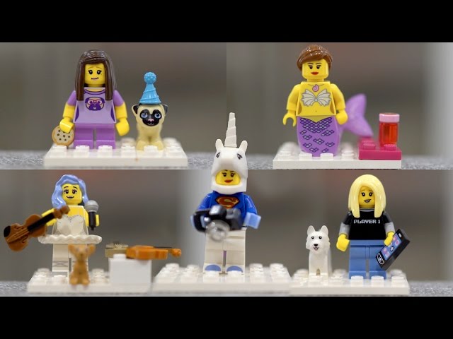 LEGO Rosanna, Cassey, Lindsey and Lilly minifigures! | iJustine