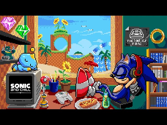 🦔 📻 🔴 Sonic and Chill Radio [24/7] - Remixes and lofi beats to work, study, sleep or game to