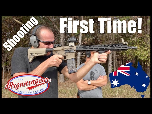 The Experience: Australian's First Time Ever Shooting A Gun!