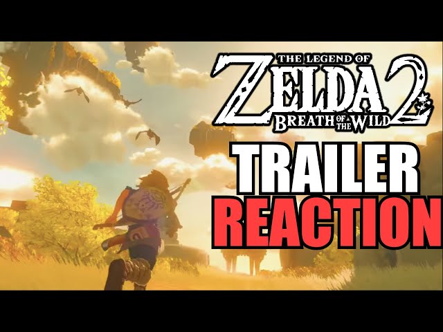 Nintendo E3 Zelda Breath of the Wild 2 Trailer REACTION